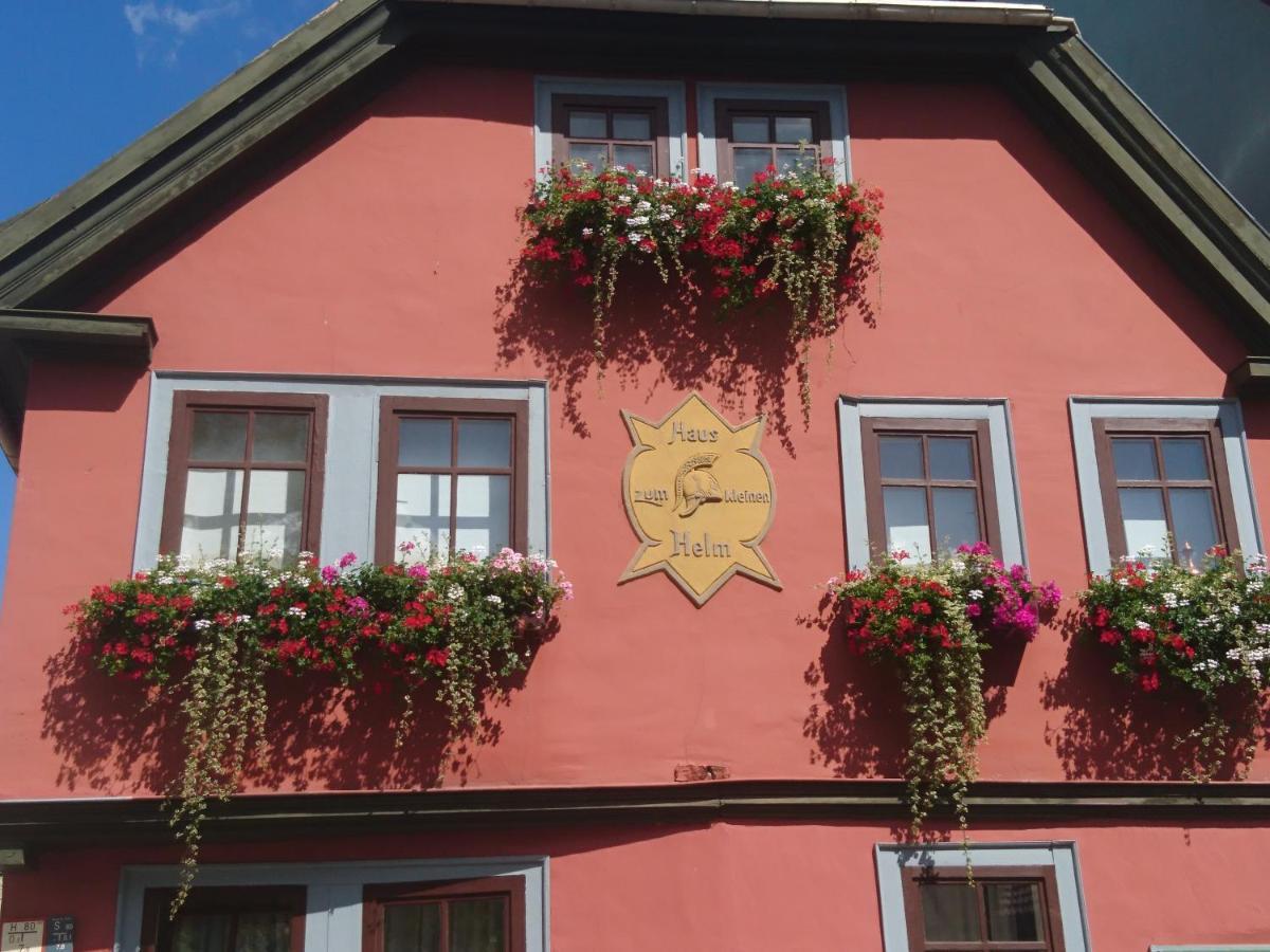 Haus Zum Kleinen Helm Apartamento Erfurt Exterior foto